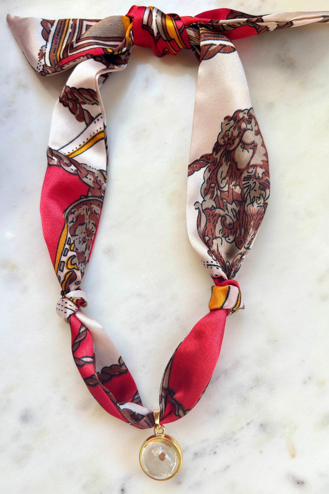 scarf necklace