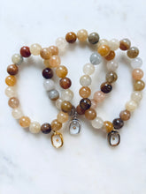 Load image into Gallery viewer, Mustard Seed Charm Bracelet - honey jade
