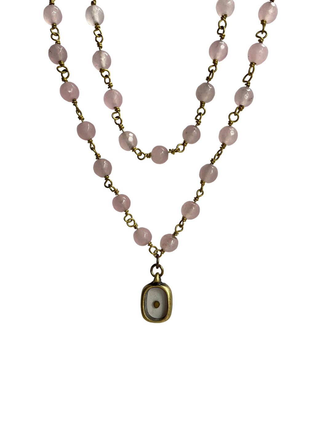rose gold mustard seed necklace Mustard Seed Charm Necklace