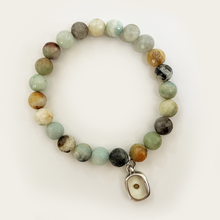 Load image into Gallery viewer, Mustard Seed Charm Bracelet: Amazonite
