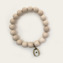 Load image into Gallery viewer, Mustard Seed Charm Bracelet: Riverstone
